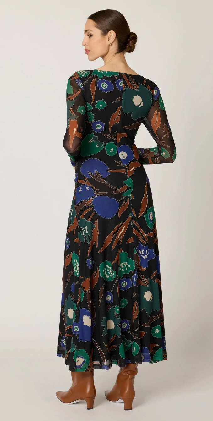 Cleobella Halsey Ankle Dress - Mariposa Print