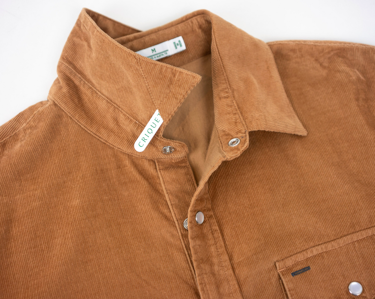 Criquet Long Sleeve Corduroy Pearl Snap - Whiskey Business