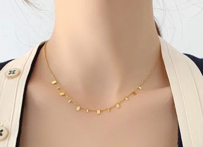 Katie Rae Dripping in Gold Necklace - Gold