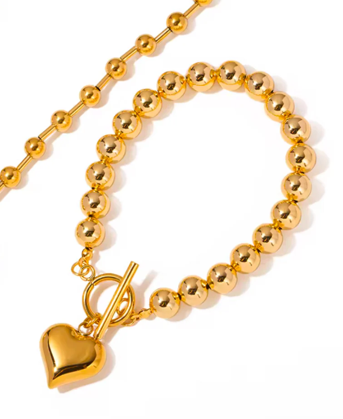 Katie Rae Amour Bracelet - Gold