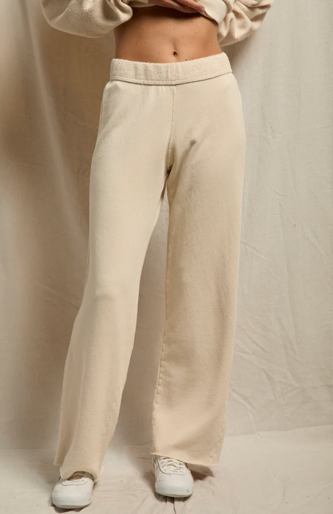 Perfect White Tee Marley Reverse Fleece Pant - Sugar
