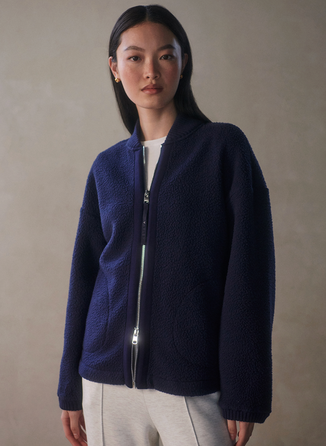 Varley Willmont Patch Pocket Fleece - Evening Blue