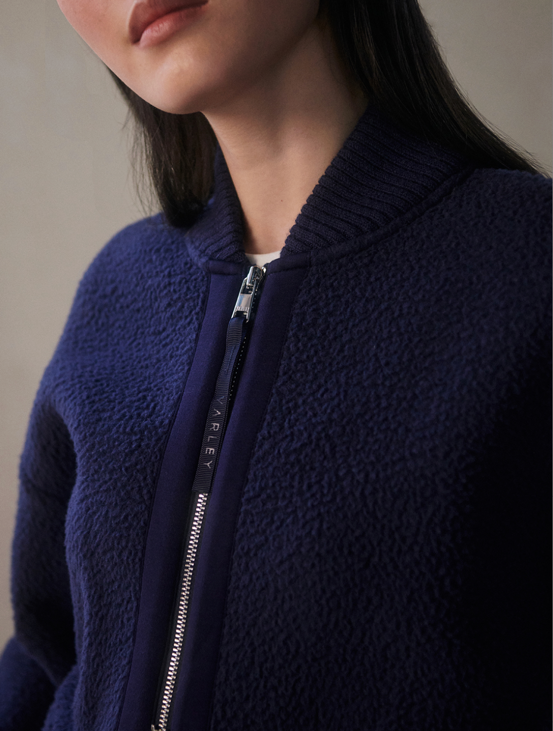 Varley Willmont Patch Pocket Fleece - Evening Blue