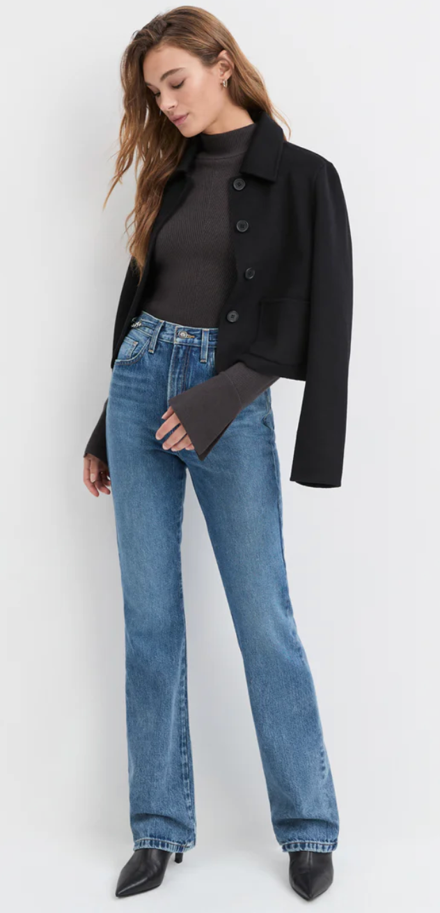 Favorite Daughter Annabel Wool Jacket - Black