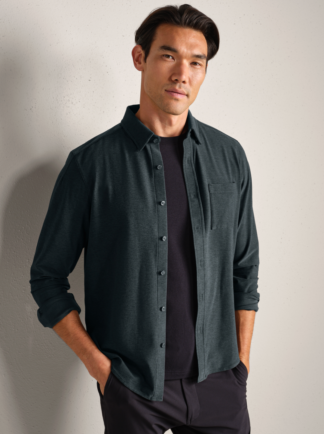 Rhone Apparel WFH Shirt - Pine Gray