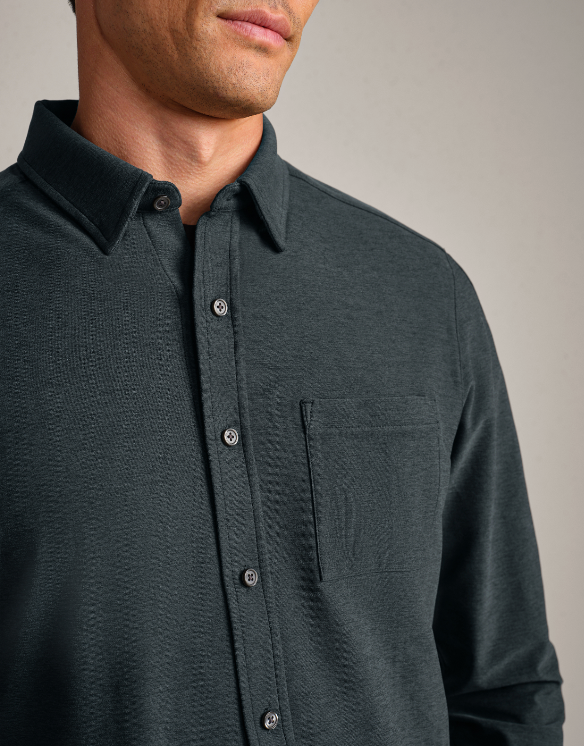 Rhone Apparel WFH Shirt - Pine Gray