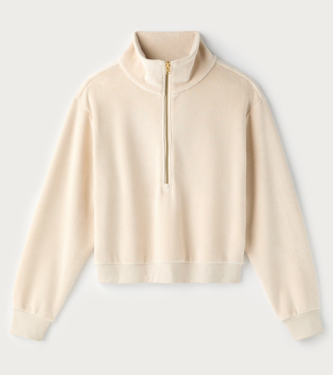 Rhone Apparel Plush 1/2 Zip - Bone
