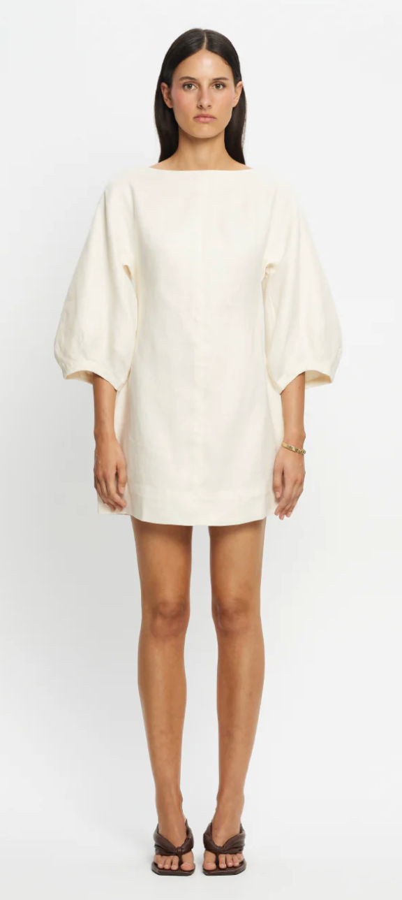 Kivari Indra Mini Dress - Ivory