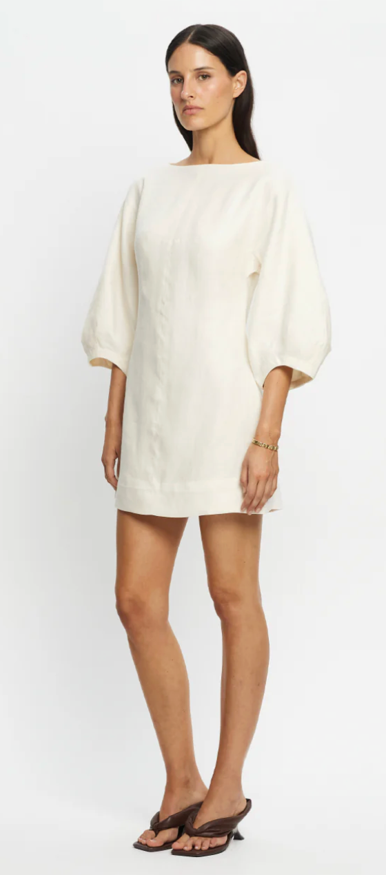 Kivari Indra Mini Dress - Ivory