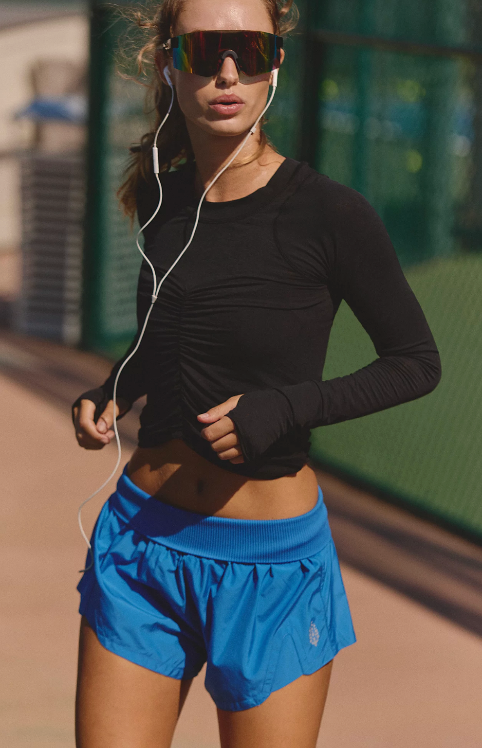 Free People Carpe Diem Shorts - Light Cobalt