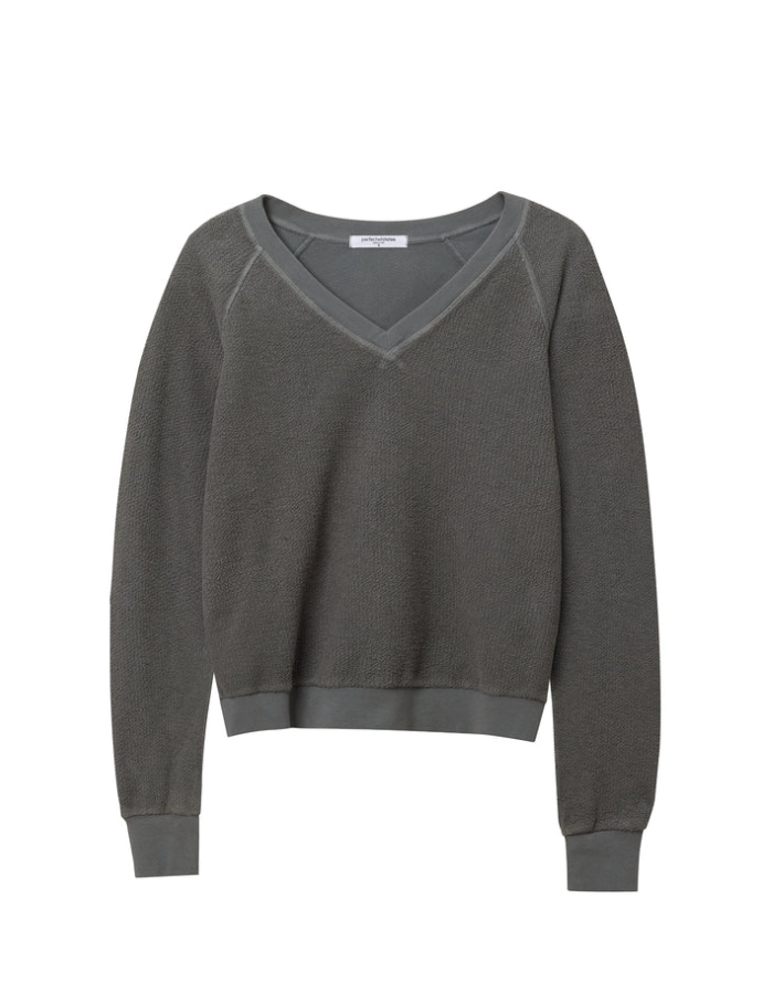 Perfect White Tee Zuri - Charcoal