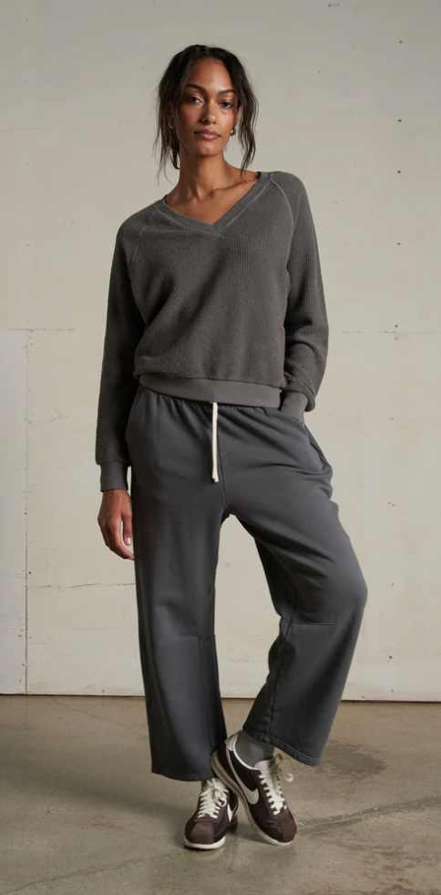 Perfect White Tee Zuri - Charcoal