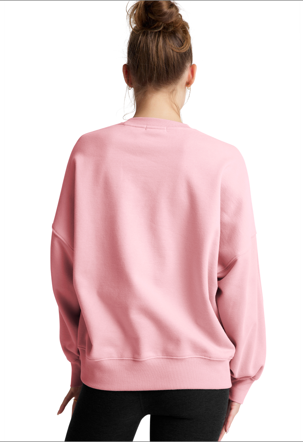Beyond Yoga LuxeFleece Oversized Sweatshirt - Frosty Pink