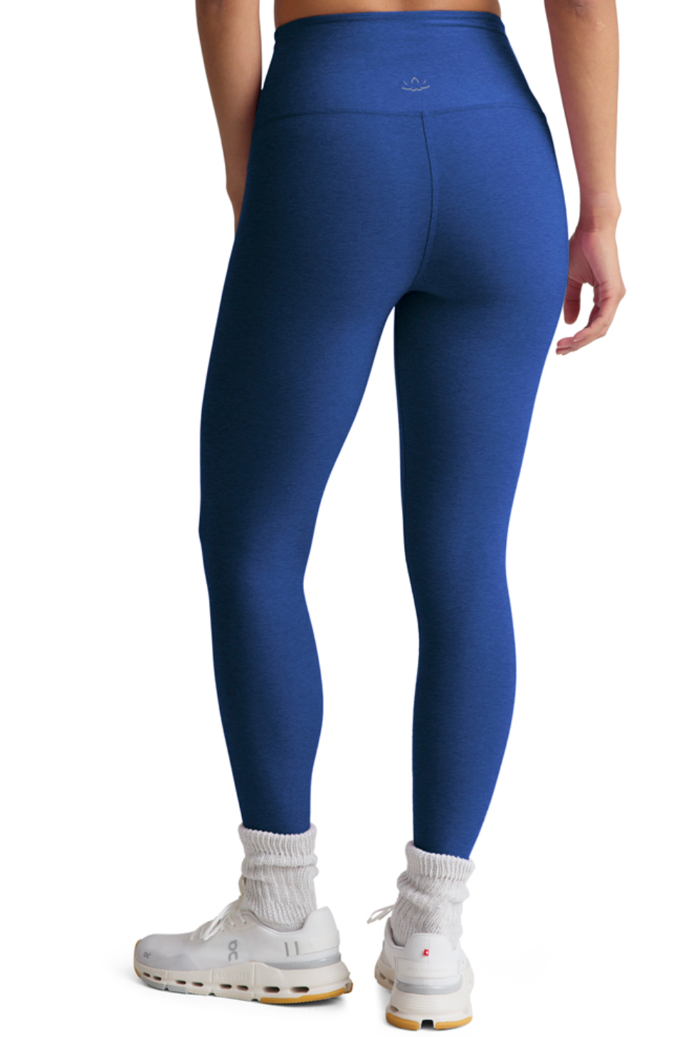 Beyond Yoga Spacedye At Your Leisure High Waist Legging - Marine Blue Heather
