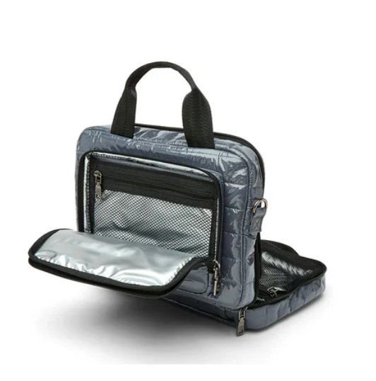 Think Royln Stowaway Toiletry Case - Carbon Patent