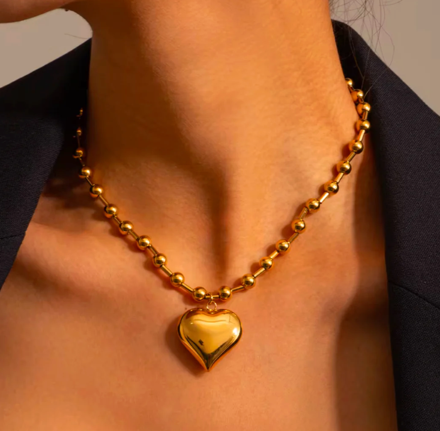 Katie Rae Amour Necklace - Gold