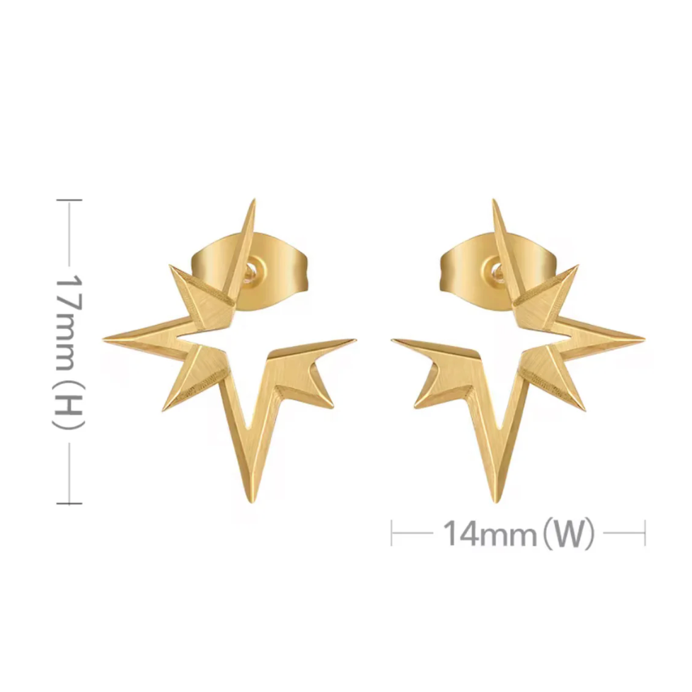 Katie Rae Spark Mini Stud - Gold