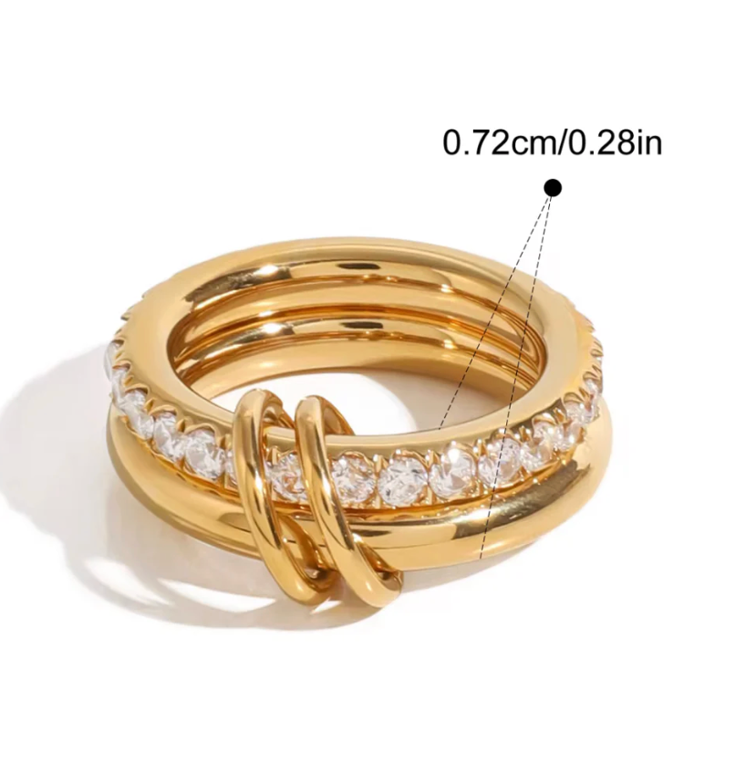 Katie Rae Glamour Ring - Gold