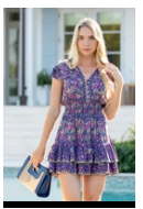 walker & wade Wicker Clutch Navy