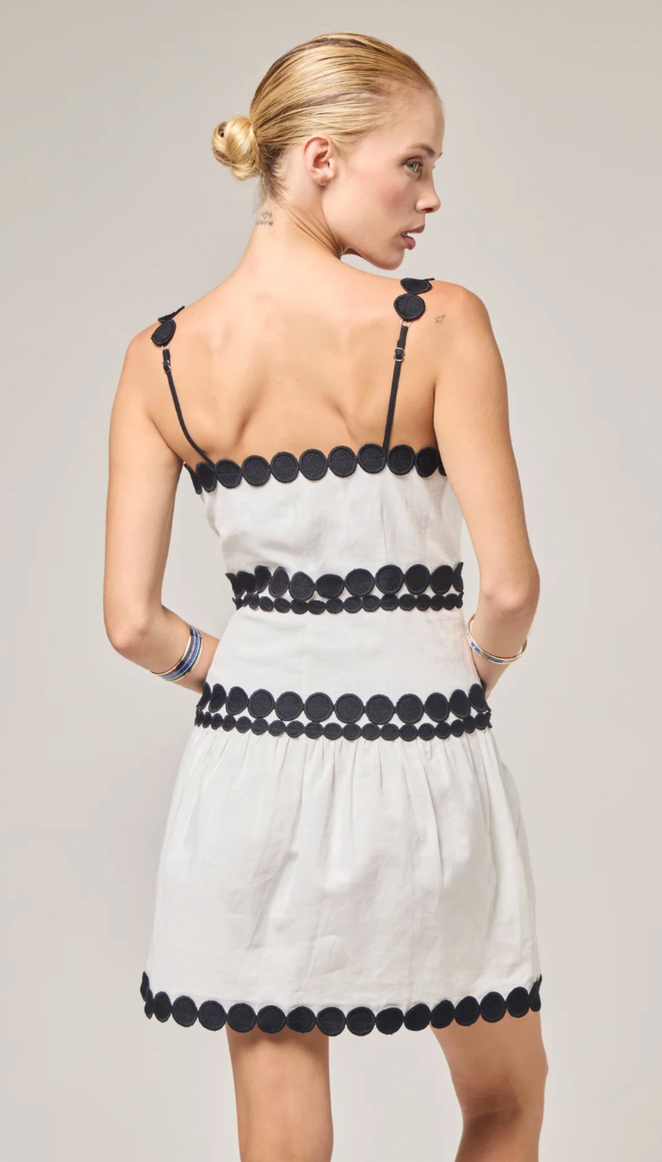 BTB Los Angeles Ciara Dress - Ivory/Black