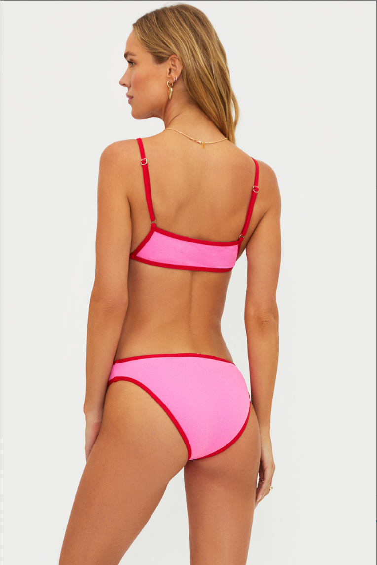 Beach Riot Saffron Bottom - Electric Pink