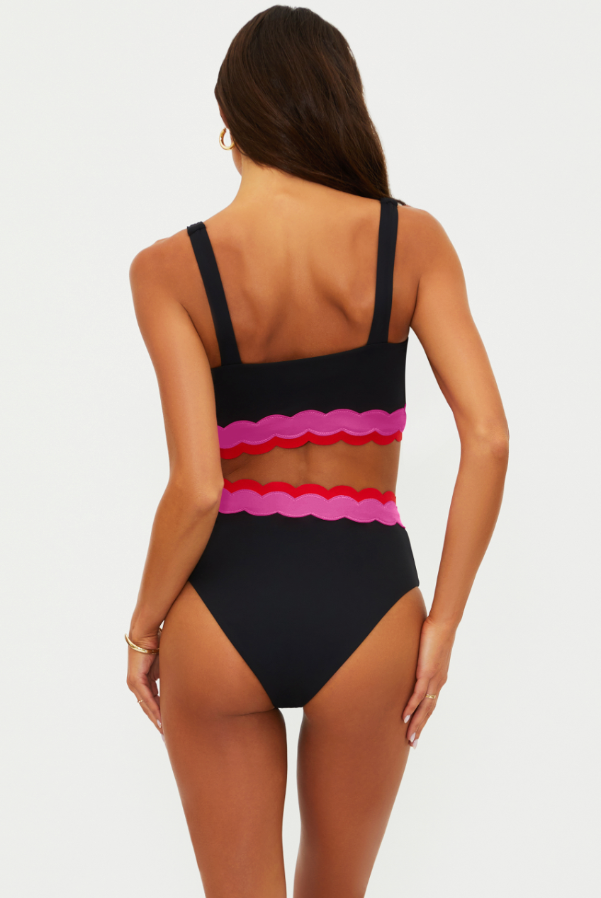 Beach Riot Marin Top - Electric Wave