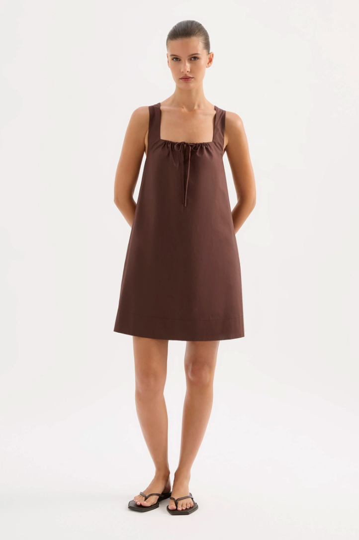 Nude Lucy Alexis Mini Dress - Chocolate