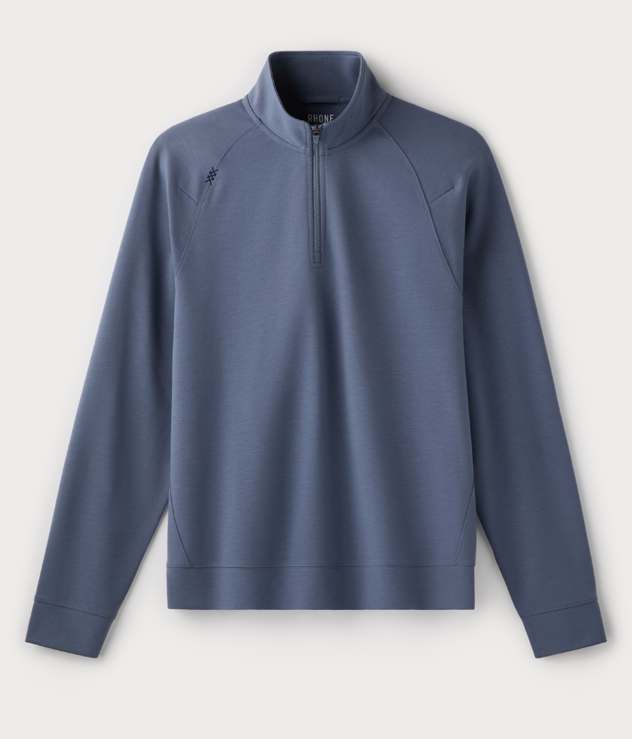 Rhone Apparel DreamState 1/4 Zip - Shale Blue