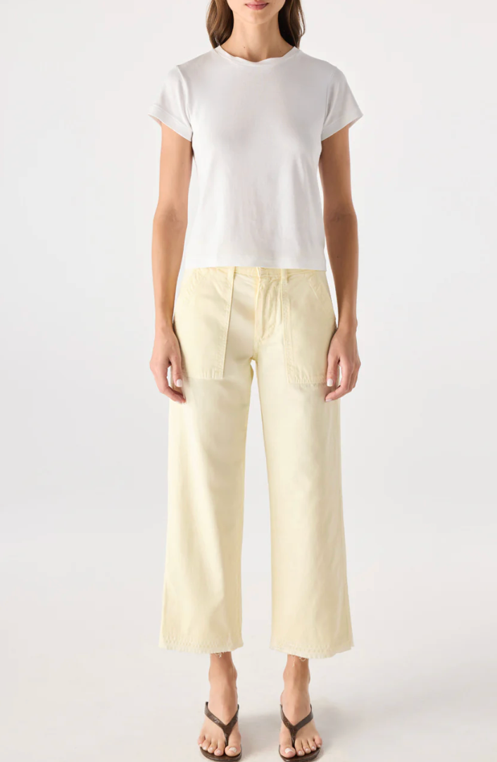 AMO Easy Army Slouch Crop - Blondie