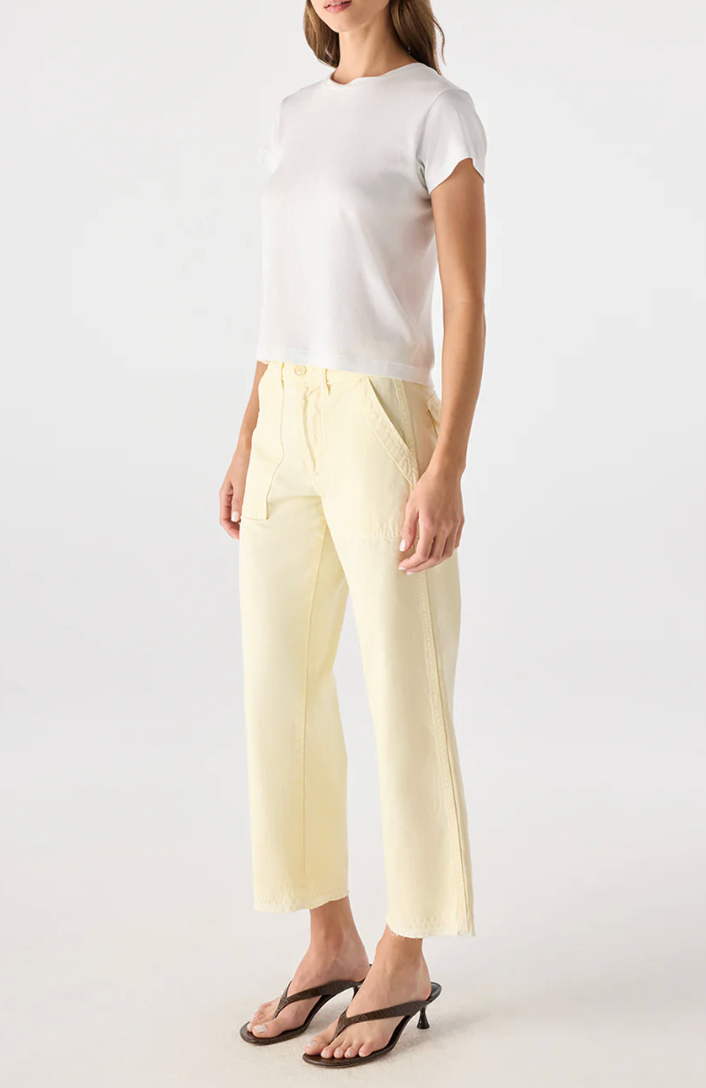 AMO Easy Army Slouch Crop - Blondie