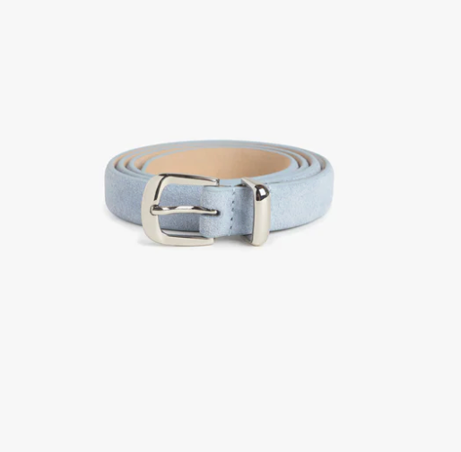 Favorite Daughter The Dottie Belt - Soft Blue / Polished