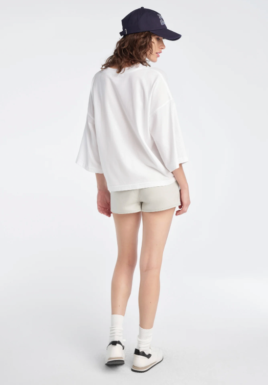 Favorite Daughter-The Over It Tee- White