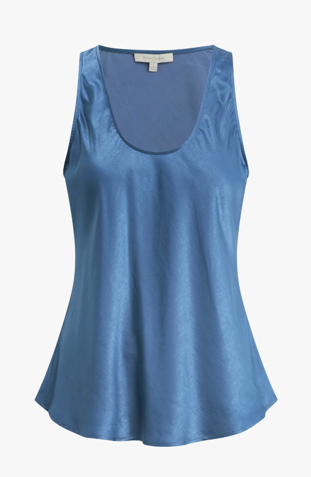 Favorite Daughter- The Clean Cut Tank- River Blue