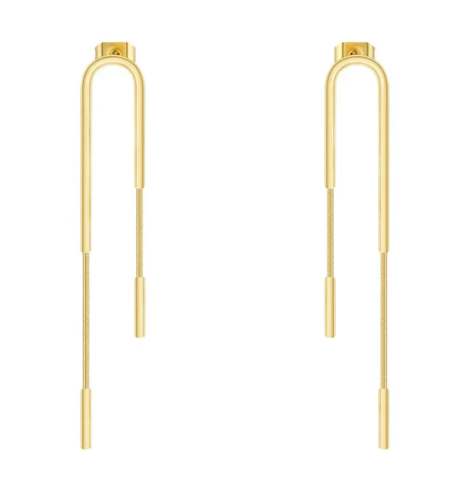 Katie Rae Diana Earrings- Silver