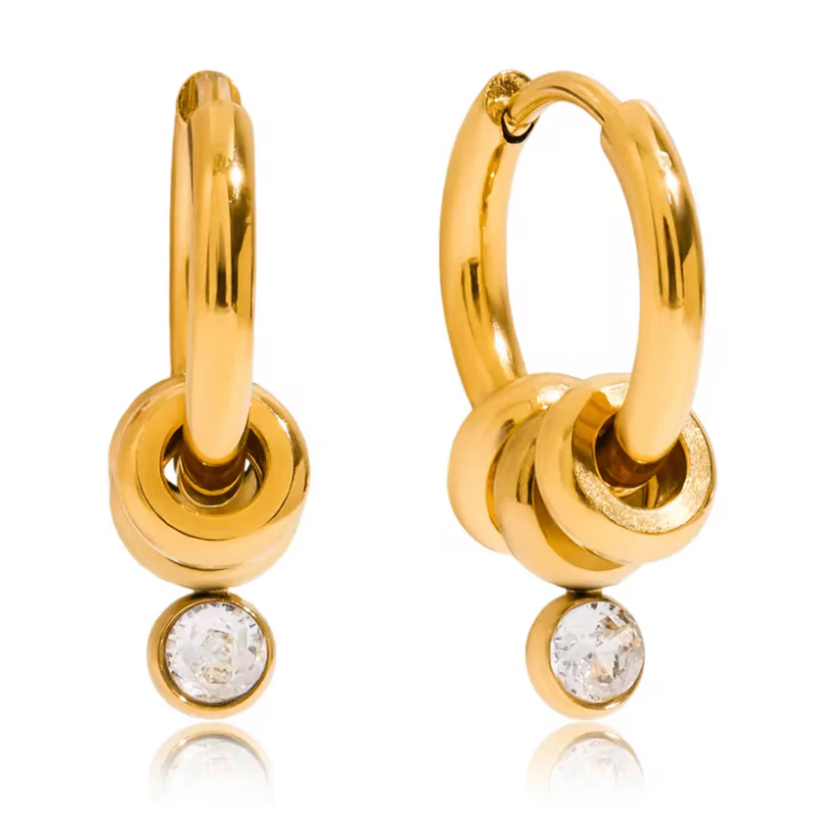 Katie Rae Evie Drops- Gold