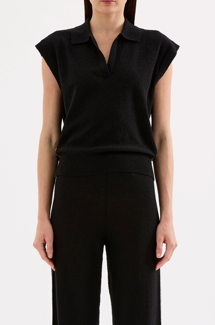 Nude Lucy Jett Knit Top - Black