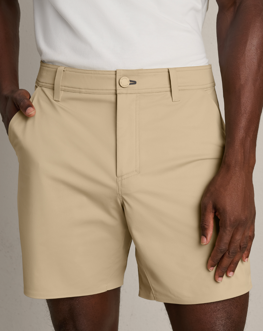 Rhone Apparel 7" Commuter Short - Light Khaki