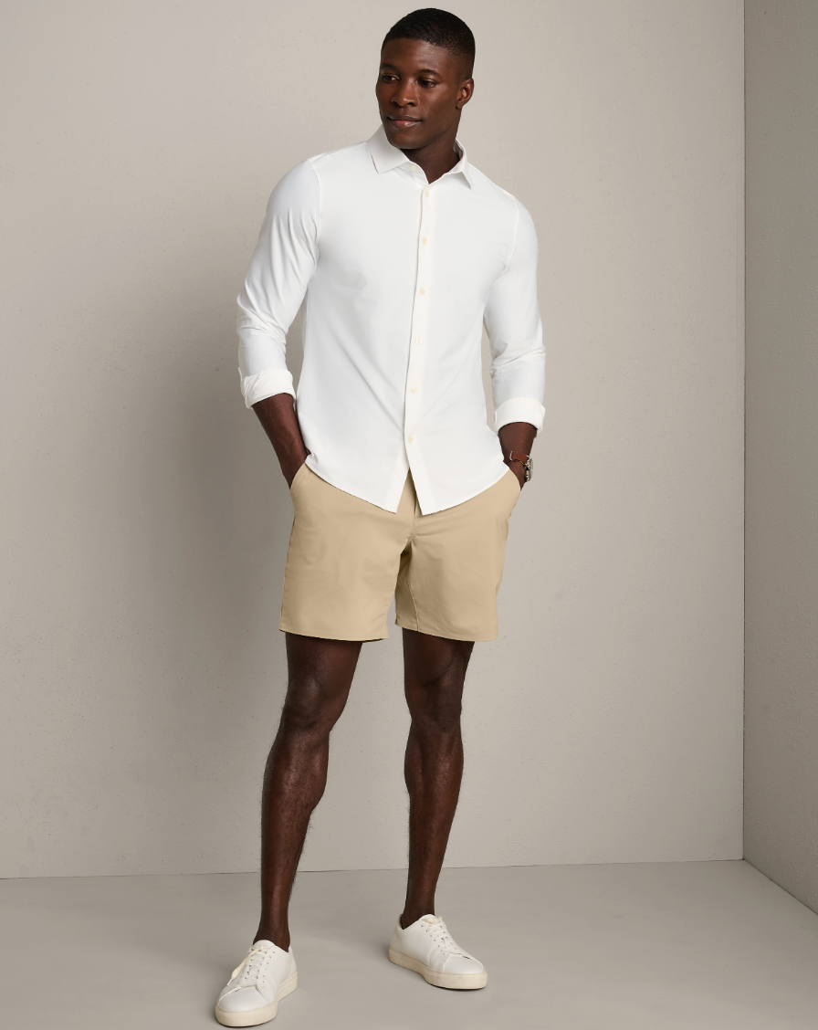 Rhone Apparel 7" Commuter Short - Light Khaki