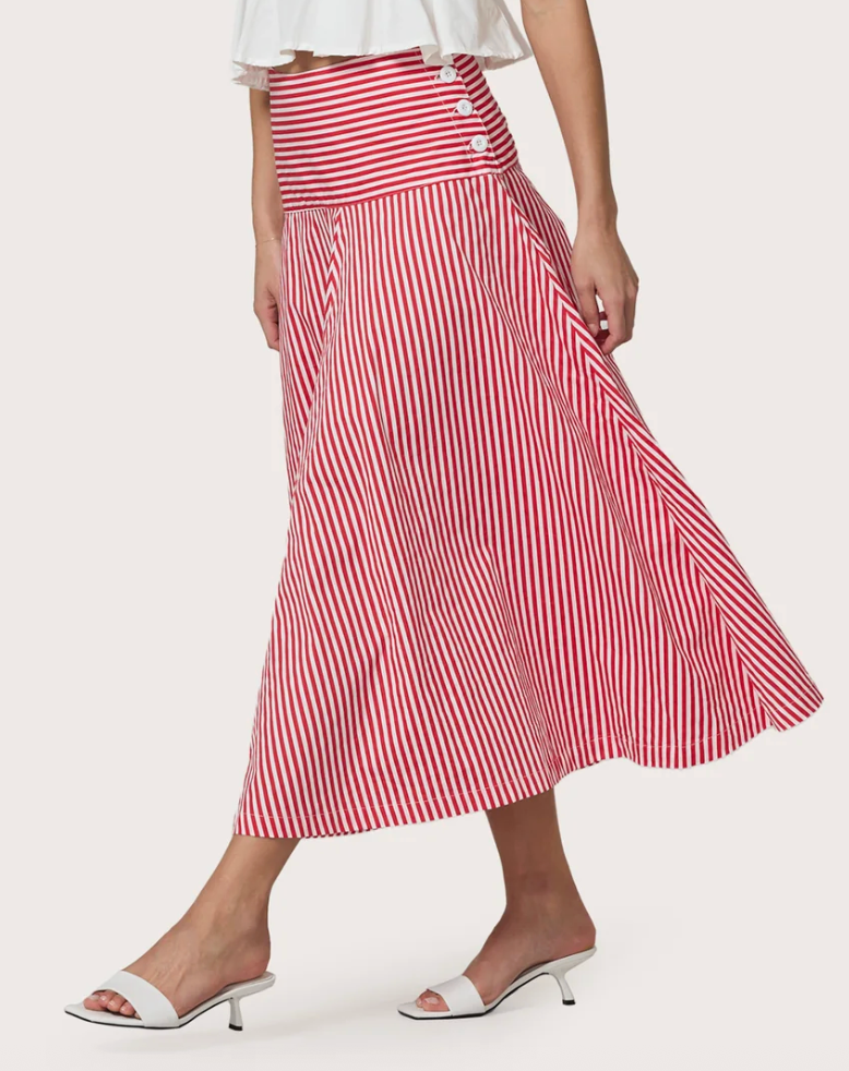 Lusana Kyla Skirt - Marlo Stripe