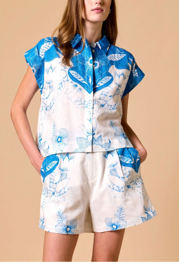 Cleobella Simone Blouse- Celestia