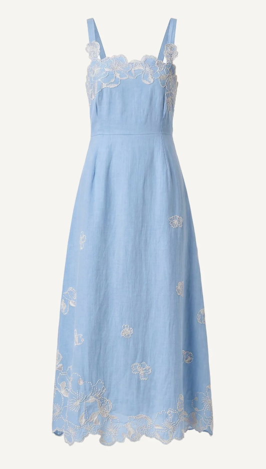 Cleobella Marceline Midi Dress- Glacier Lake