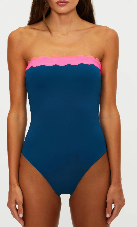 Beach Riot Josy One Piece- Seashell Isle Colorblock