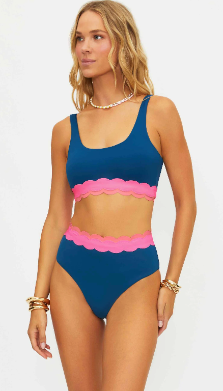 Beach Riot Marin Top- Seashell Isle Colorblock