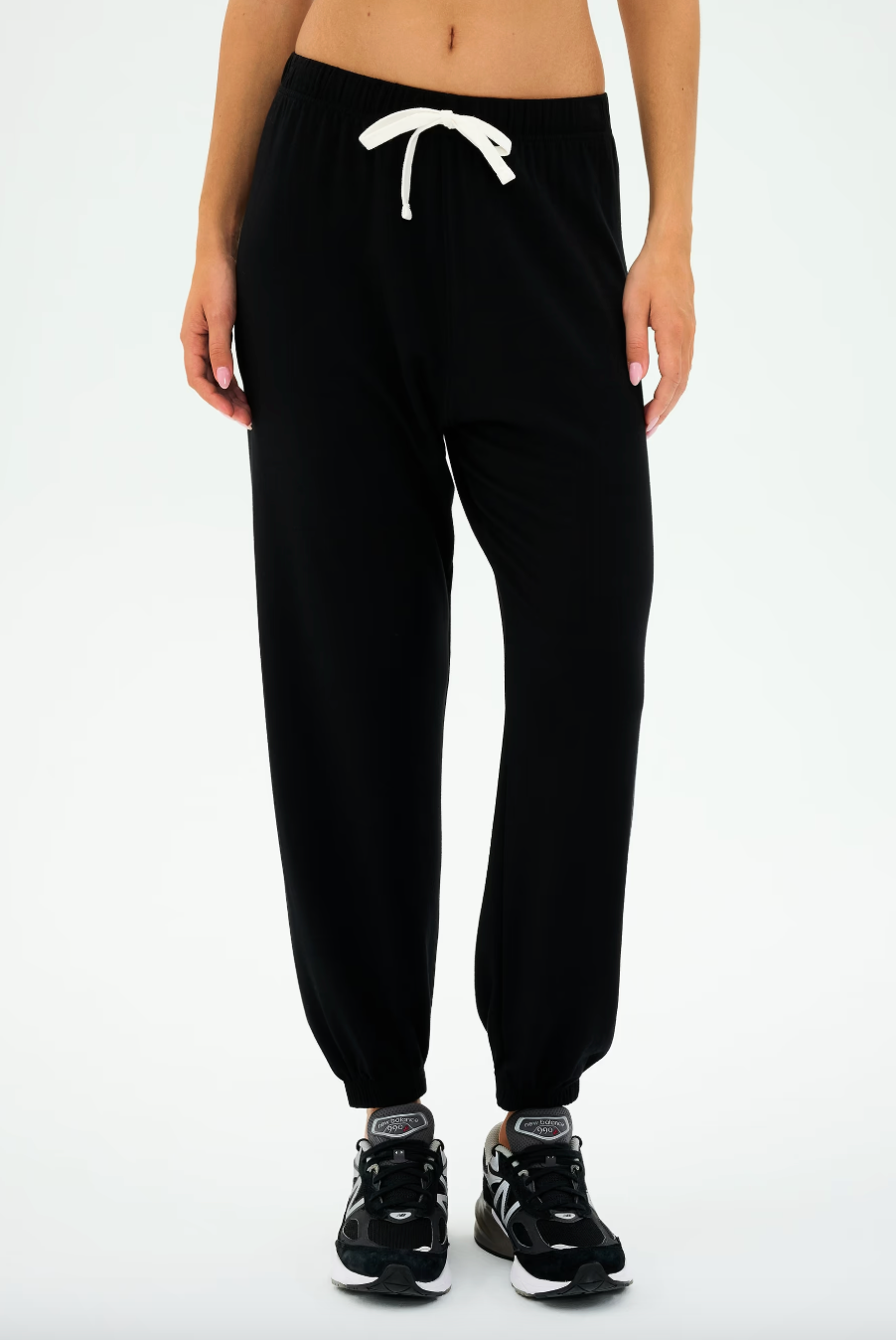 Splits 59 Andie Oversized Fleece Sweatpant - Black