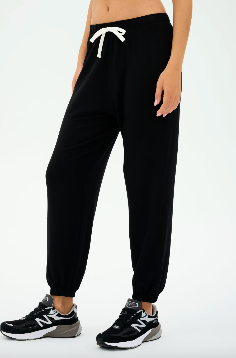 Splits 59 Andie Oversized Fleece Sweatpant - Black