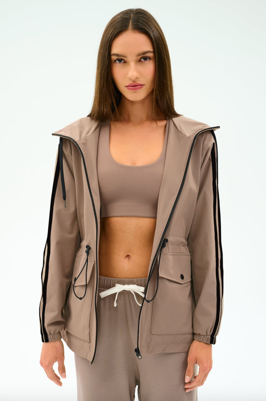 Splits 59 Reggie Water Repellent Jacket - Latte/Black