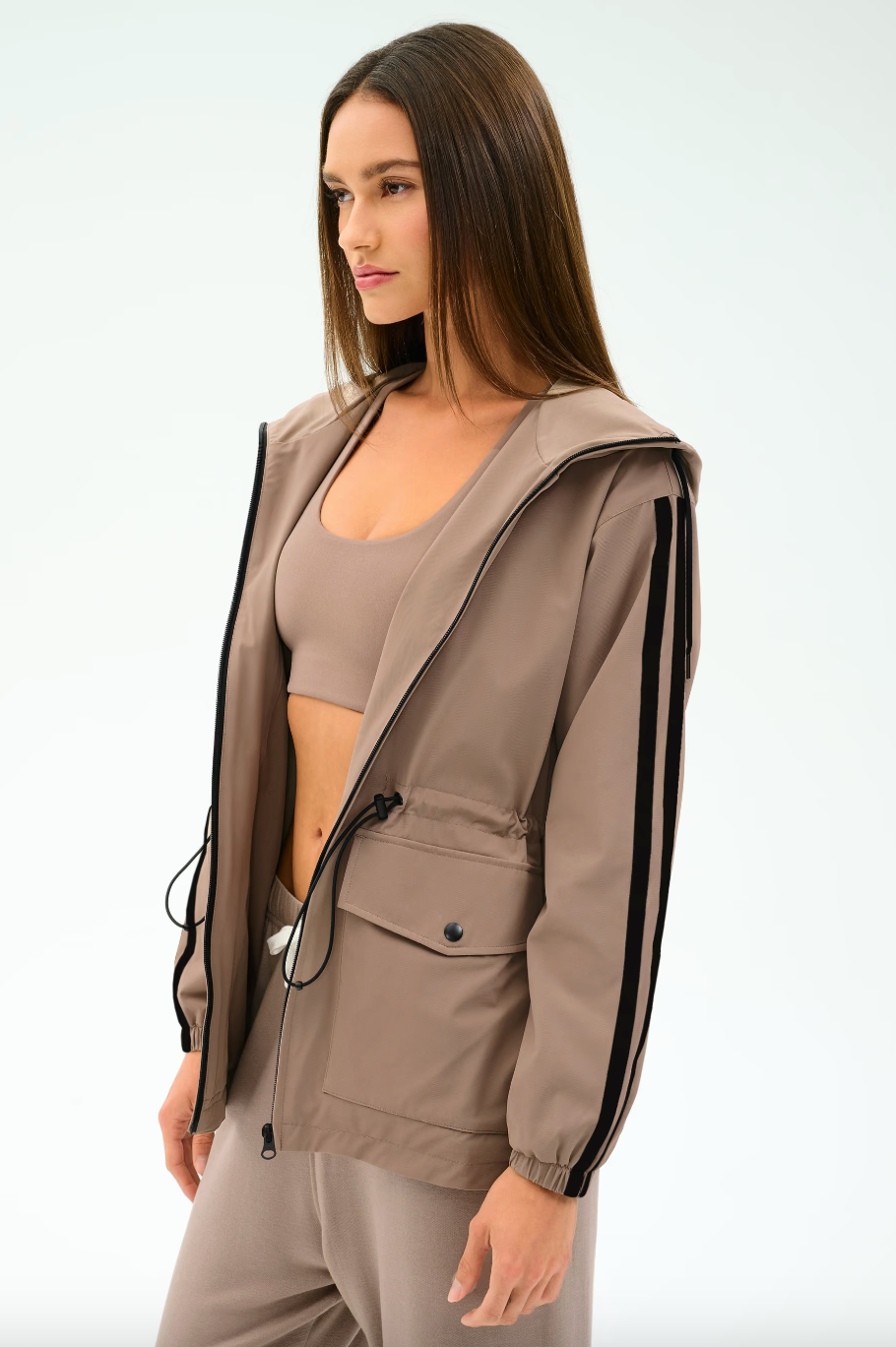 Splits 59 Reggie Water Repellent Jacket - Latte/Black