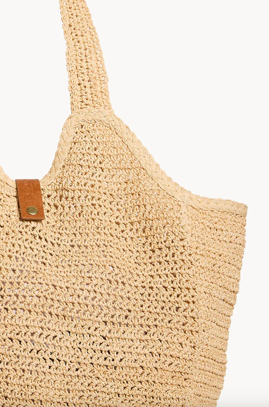 Seafolly Mirage Woven Tote - Carried Away/Natural