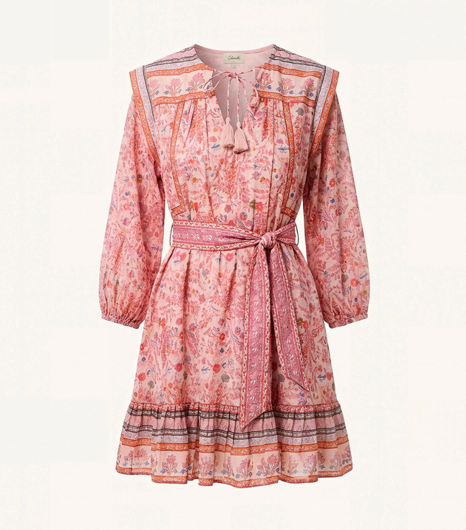 Cleobella Freida Mini Dress - Dahlia Print
