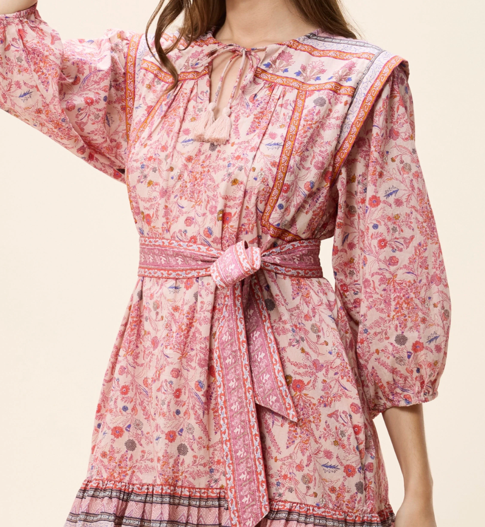 Cleobella Freida Mini Dress - Dahlia Print